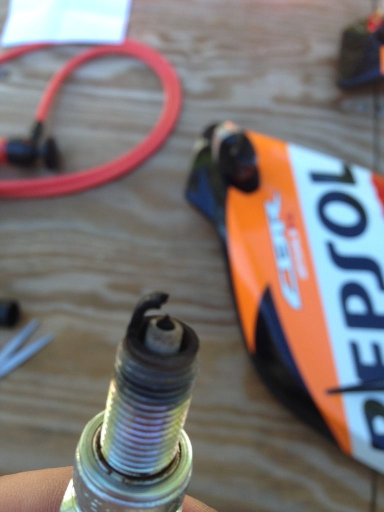 CBR250R Spark Plug Failure and Subsequent Valve Train Damage Honda